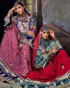 Robes de broderie afghane traditionnelles pour femmes longue robe respirante de haute qualité meilleur costume de couture conception personnalisée en gros - Product Image 2