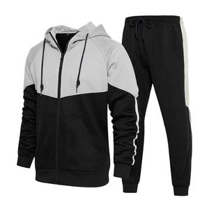 Ropa deportiva en blanco Conjuntos de fitness para gimnasio Traje informal Chándal Hombres Conjuntos de Jogger de 2 piezas - Product Image 5