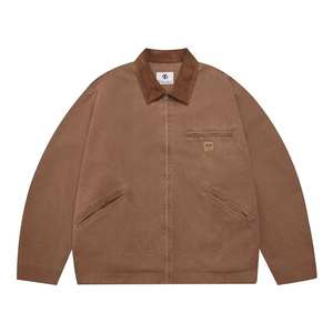 Veste bomber en laine et polyester en gros, respirante, écologique, coupe-vent, séchage rapide, veste de travail pour hommes, nouvelle collection hiver 2023 - Product Image 1