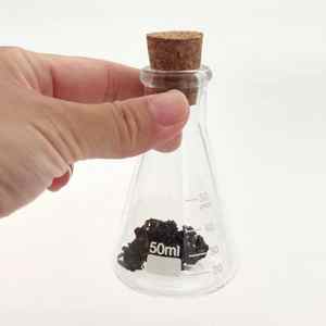 Laboratory Grade Super Duty Narrow Neck 25ml Erlenmeyer Flask made of Borosilicate Glass with Reinforced Rim - Product Image 3