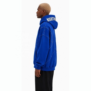 2026 Latest <b>Oversized</b> Panel <b>Stitch</b> Pullover Fleece <b>Hoodie</b> Heavyweight Drop Shoulder Casual Winter Streetwear Custom <b>Hoodie</b> - Product Image 6