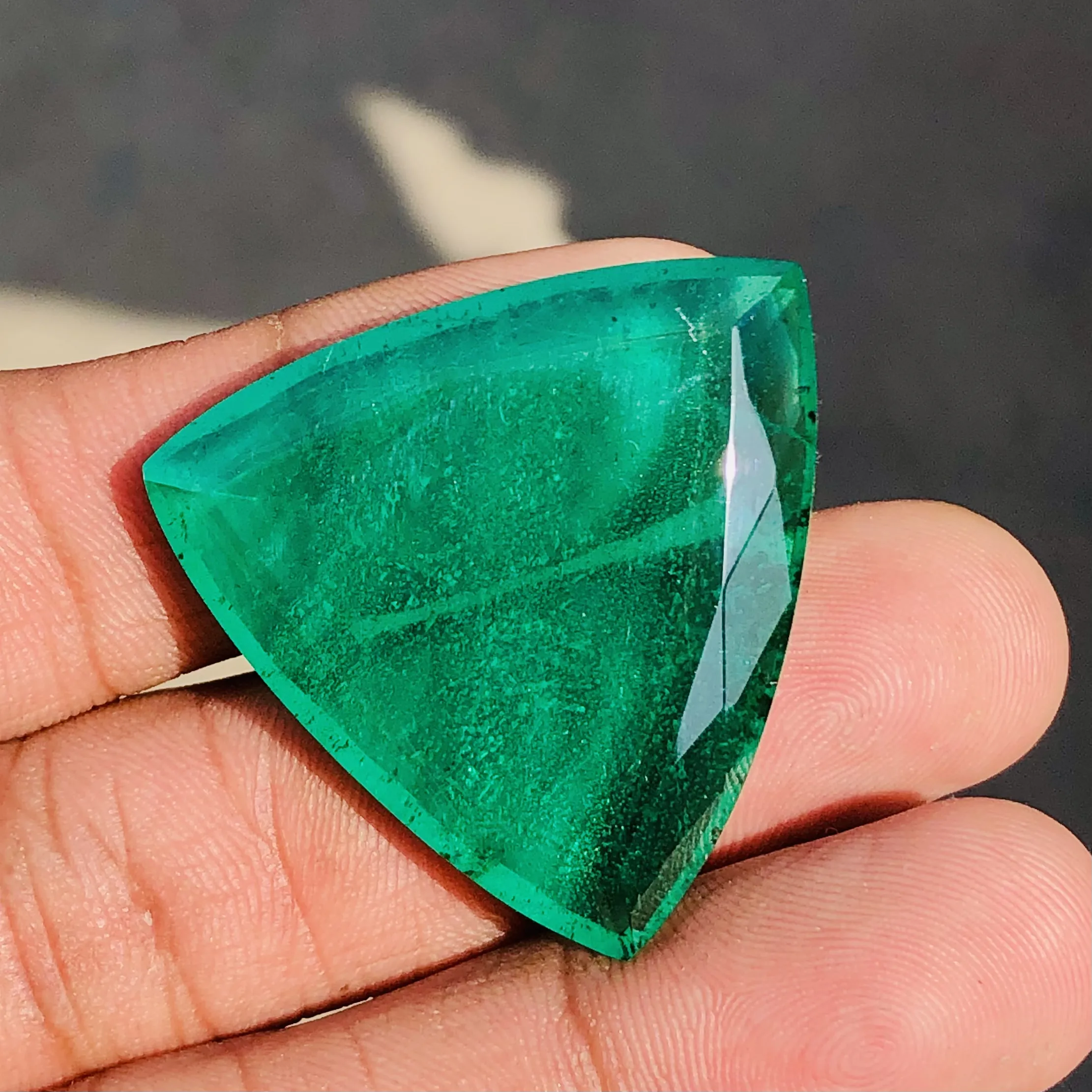 New Arrive Zambia Shade Emerald Doublet Quartz Cut Top Quality Loose Gemstone Calibrated Size For Making Jewelry