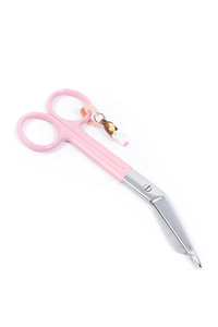 Tijeras para Vendas Lister Rosadas, Personalizadas OEM, Desechables, para Enfermería, de Un Solo Uso, Manuales - Product Image 3