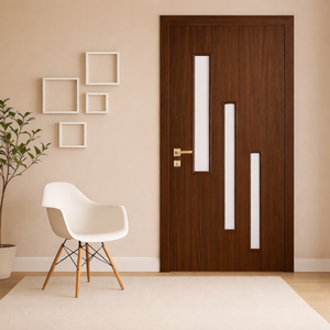 Portes en PVC polymère de qualité supérieure, étanches, anti-termites, résistantes au feu, pour l'intérieur des appartements, les entrées, l'extérieur des maisons, les salles de bain, les hôpitaux - Product Image 1