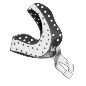 Plateau d'empreintes dentaires professionnel de haute qualité Seaux d'empreintes réflexes anti-bâillon Assiettes et plats à motif ovale - Product Image 2