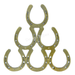 Meilleure vente Plaque murale en fonte OEM ODM personnalisé Unique Horse Shoe Solid Wall Accessories Plaque Home Decor - Product Image 4