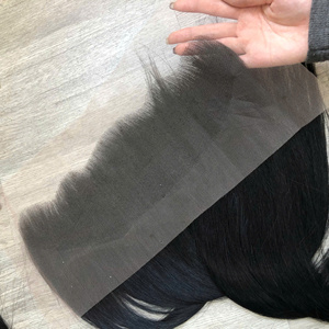 Cheveux vierges noirs de jais pour tissage frontal, longs, HD, double densité, lots vietnamiens, densité 250%, roux gingembre pour options de tissage frontal - Product Image 5