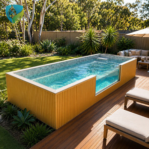 Piscina Elevada <span class=keywords><strong>de</strong></span> Fibra <span class=keywords><strong>de</strong></span> Vidrio Personalizada al por Mayor con Escalera y Sistema <span class=keywords><strong>de</strong></span> Filtración para Proyectos <span class=keywords><strong>de</strong></span> Villas - Product Image 5