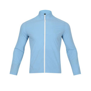 Chaqueta con cuello levantado de invierno de alta calidad para hombre, entrenamiento largo, Fitness, estilo callejero con cremallera, venta de patrón de letras, servicio OEM - Product Image 4