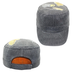 Casquette de baseball en denim de coton Saleh Enterprises, effet usé, style jean, réglable, décontractée, streetwear, Y2K, sport - Product Image 1