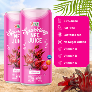 Hibiscus น้ำผลไม้กระป๋อง330มล. vinut OEM ผู้ผลิตฉลากส่วนตัว - Product Image 5