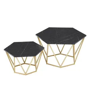 Mesa de centro duradera de la mejor calidad con tapa de cristal Color y tamaño personalizados para el hogar y la sala de estar - Product Image 1