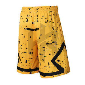 Short de basket-ball en polyester 100%, logo personnalisé imprimé, vêtements de sport de style High Street avec taille élastique, meilleur prix - Product Image 3