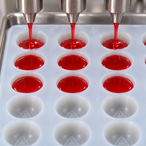 Pruebas de Recetas de Gomitas: Molde de Silicona Hemisférico Vectorial para Muestras de Caramelos de Gelatina, Revisión de Formas y Investigación de Productos Artesanales - Product Image 5