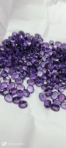 ลูกปัดอะเมทิสต์บราซิลธรรมชาติทรงรีและทรงคุชชั่นขนาด 5-10 มม. เกรด 5A สีม่วงธรรมชาติ คริสตัลบำบัด ลูกปัดพลอยหลวม - Product Image 6
