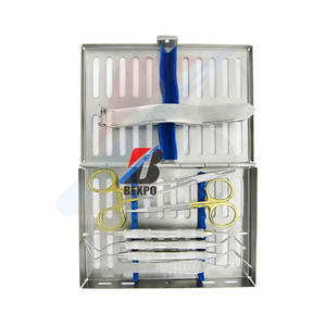 ชุดทิชชู่11ชิ้นอุปกรณ์ทันตกรรมแบบแมนนวลพร้อมเทปคาสเซ็ตผ่าตัดทำจากสเตนเลส - Product Image 2