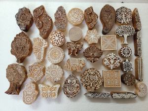 Bloques de Henna de madera tallados a mano hechos a medida adecuados para artistas de Henna y Mehendi, ideales para manualidades para niños - Product Image 3