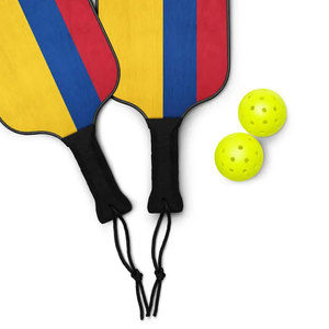 Ensemble de pagaie pickleball drapeau colombien - Product Image 2