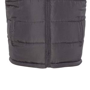Chaleco Acolchado de Invierno para Hombre, Chaqueta de Lona Impermeable y Transpirable de Poliéster con Cuello Alto, Cierre de Cremallera y Logotipo Frontal - Product Image 6