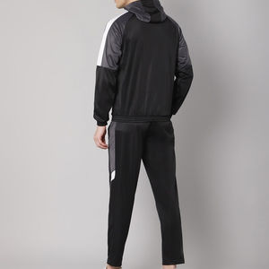 Venta al por mayor chándal con logotipo personalizado para hombres entrenamiento de invierno gimnasio Jogging desgaste cuello con capucha OEM trajes de chándal personalizables para adultos - Product Image 2