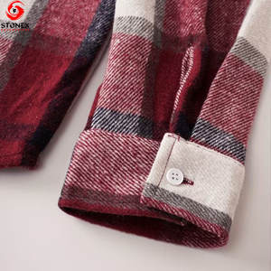 Camisas Casuales de Manga Larga para Hombre, Diseño OEM, Estampadas, de Algodón/Fibra de Bambú, Popelina, Transpirables, de Secado Rápido, con Bolsillo Delantero, para Otoño - Product Image 4