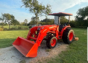 รถแทรกเตอร์ดีเซลสำหรับเกษตรกรรมใช้4WD คูโบต้าพร้อมเครื่องยนต์50hp - Product Image 3