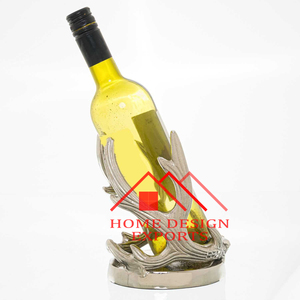Dernière feuille cerf cerf porte-bouteille de vin pour décor de fête de bière haute qualité métal aluminium cerf cerf porte-bouteille pour mariage - Product Image 5