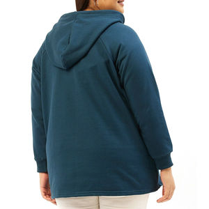 Sudadera con Capucha para Mujer Talla Grande 2026, Servicio OEM, Diseño Personalizado con Logotipo, Sudadera con Capucha Tie-Dye, Forro Polar de Invierno, Bolsillo Delantero, Ropa Urbana - Product Image 2