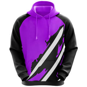 Sudadera con capucha de talla grande y cómoda informal para hombre OEM, diseño único con estampado de sublimación, Capucha forrada de estilo dulce para frente de invierno - Product Image 4