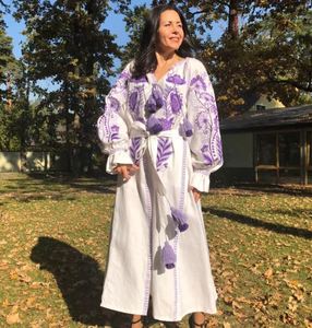 Bán buôn biểu tượng tùy chỉnh OEM & ODM Dài Tay Áo cao cổ xếp li công bằng Isle Áo len Len Acrylic của phụ nữ dệt kim Maxi Dress - Product Image 6