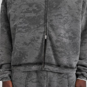 Meilleure qualité 100% coton hiver respirant hommes fermeture éclair sweats à capuche séchage rapide à la mode à manches longues - Product Image 6