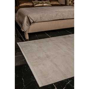 Alfombra y Juego de Alfombras para Dormitorio Netline Home Depot Cream Modern Velvet KD003, 100% Micro Poliéster, Antideslizante, Fácil de Limpiar, Duradera - Product Image 2