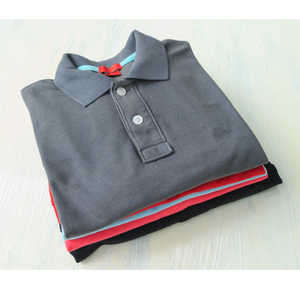Camisa de cuello vietnamita para hombre, camisa polo de algodón tejido de ganchillo de manga corta de gran tamaño con patrón de alta calidad, venta al por mayor - Product Image 1