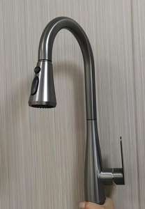 <span class=keywords><strong>Robinet</strong></span> de cuisine à <span class=keywords><strong>double</strong></span> <span class=keywords><strong>sortie</strong></span> en alliage de zinc moins cher <span class=keywords><strong>robinet</strong></span> extractible d'eau chaude et froide adapté aux éviers - Product Image 2