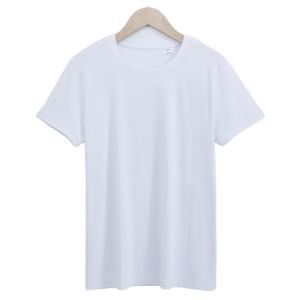 Camiseta de algodón personalizada al por mayor para mujer, corte holgado, con logo personalizado, estampado informal, tejido de punto, para verano - Product Image 4