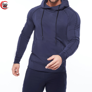 100% Cotton Fleece Gym Hoodie Plain Dyed Sportswear & Active Wear Sweatshirts for Winter for Exercise & Fitness - Product Image 6