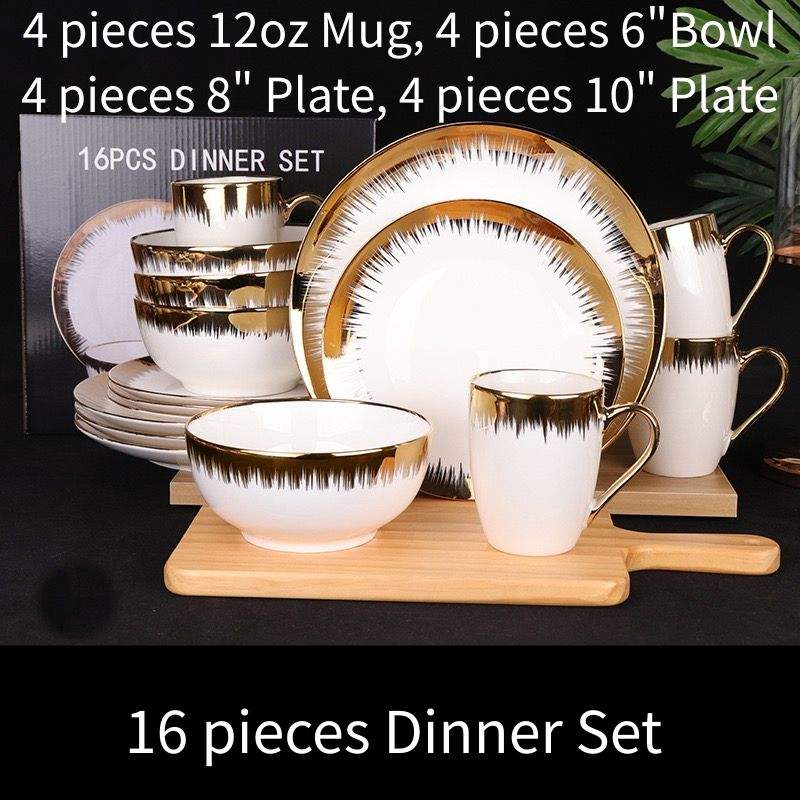 Juego de Vajilla de 16 Piezas