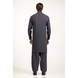 Costumes de style SK-STY25-013 à simple ou double boutonnage avec fermetures à boutons et à glissière, en viscose peignée, disponibles en taille XL pour mariages et affaires - Product Image 3