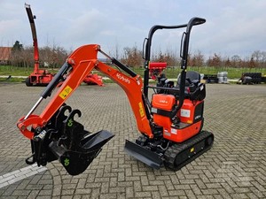 Kubota Mini Excavator U10-56 Orange Hydraulic Controls <b>Seat</b> Cab Operator View 270KG Over 50000 Hours - Product Image 3