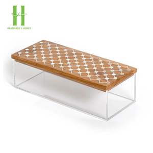 Venta caliente caja de madera con incrustaciones de nácar y caja de almacenamiento de acrílico joyería y almacenamiento de Chocolate personalizado Vietnam hecho a mano - Product Image 1