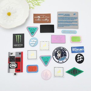 Custom Printed PU Leather <b>Patch</b> for Denim <b>Jeans</b> Handmade Logo Tag - Product Image 5