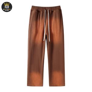 Pantalones Deportivos Casuales para Hombre de Alta Calidad, Lavado Ácido Personalizado, Joggers de Algodón de Peso Medio, Rectos, Transpirables y Ecológicos - Product Image 6