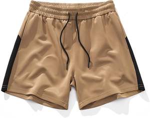 Pantalones cortos de entrenamiento atlético para gimnasio, transpirables, sólidos, de secado rápido, para correr, culturismo, deportivos, de verano, para hombre - Product Image 2