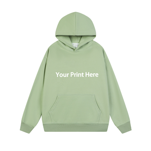 2025 sweat à capuche surdimensionné lourd pour hommes personnalisé de haute qualité grande taille pour l'impression numérique d'hiver - Product Image 4