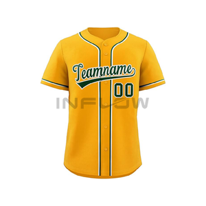 Diseño personalizado equipo juvenil patrón sublimación Softball y béisbol Jersey conjuntos uniformes 100% poliéster ropa de béisbol - Product Image 5