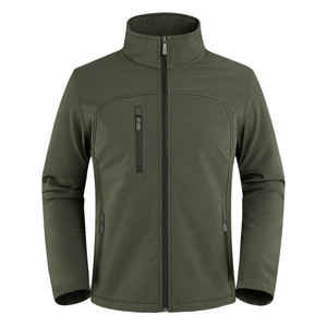 แจ็กเก็ตน้ำนุ่มสำหรับผู้ชายแจ็กเก็ตกันน้ำแฟชั่นดีไซน์ใหม่คลาสสิก - Product Image 2