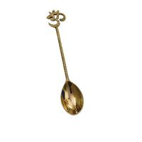 Couverts en acier inoxydable de style américain de haute qualité avec poignée en spirale Ensemble 1 pièce élégant plaqué or