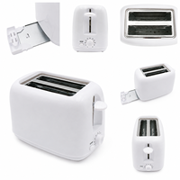 Grille-pain électrique automatique populaire à 2 fentes larges avec 6 niveaux de contrôle de la cuisson et fonction pop-up pour le petit-déjeuner à la maison