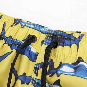 Short de sport d'été pour hommes de haute qualité décontracté Fitness maille respirante 100% coton All-Over sublimé couleur unie teinte unie - Product Image 5