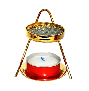 Brûleur d'encens religieux en métal doré poli, taille et forme personnalisées, en laiton/bois, pour accessoires de décoration intérieure - Product Image 6
